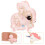 4Ensembles Clips Oreilles Enfant Rose Bijoux Sans Percer 9
