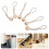 18Pcs Universal Beige Bungee Tie Downs Outdoor Blind Replacement Set 11