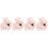 4Ensembles Clips Oreilles Enfant Rose Bijoux Sans Percer 4