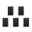 5Pièces Porte- PU Noir Accessoire Serveur Restaurant Durable 10