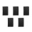 5Pièces Porte- PU Noir Accessoire Serveur Restaurant Durable 8