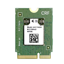 Tarjeta WiFi 6E AX211NGW 2.4G, 5G y 6G M.2 CNVio 5.3 802.11AX Compatible con Win10 Win11 LINUX Tarjeta WiFi Inalámbrica