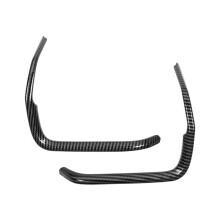 Car Dashboard Air Conditioner Air Outlet Trim A/C Air Outlet Carbon Fiber Trim Strips for Grand Highlander 2024
