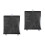 2Pcs Black Mesh Sunshade Curtains Lightweight Balcony Decor 4