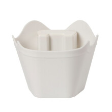 Coffee Grounds Bucket Polygons Espresso Grounds Dump Bin Multipurpose Espresso Disposal Bucket for Home/Office White