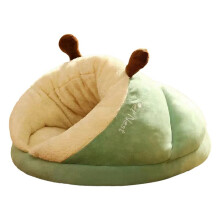 Small and medium-sized dog and cat plush pet beds, comfortable teddy bear sleeping nests, warm puppy cave houses,