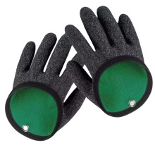 und Rechts Professioneller Angelhandschuh Aus Latex zum Fangen Von Fischen, Rutschfest, Schützt die Hand Vor Einstichen und Kratzern Beim Angeln