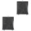 2Pcs Black Mesh Sunshade Curtains Lightweight Balcony Decor 3