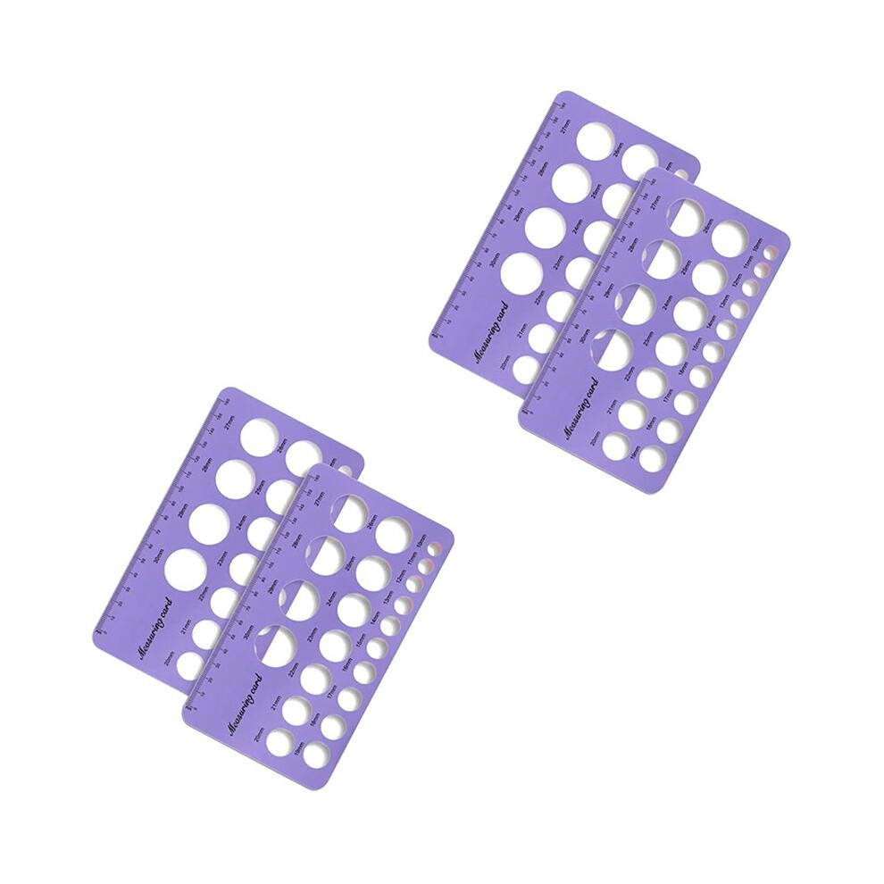 Flange Silicone Nipple Ruler Flange Size Nipple Measuring Ruler Nipple Soft Silicone Flange Sizer, Breast Pump Size Tool 6033319601693