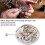 Automatic Mechanical Watch Movement,DIY Automatic Hollow Watch Movement with Plastic Storage Box ForOld Part Replacement 3