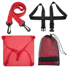 Swimming Strength Training Resistance Belt Swim Training Exerciser Belt with Drag Parachute for Adults Children