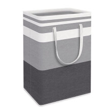 75L Laundry Basket Bag,Waterproof Washing Baskets,Collapsible Laundry Hamper with Extended Handles for Clothes Toys, A
