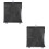 2Pcs Black Mesh Sunshade Curtains Lightweight Balcony Decor 6