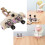 Yarn Winding Guide Manual Yarn Winder with Double Thread Guide for Crocheting, Knitting, and Weaving Projects 5