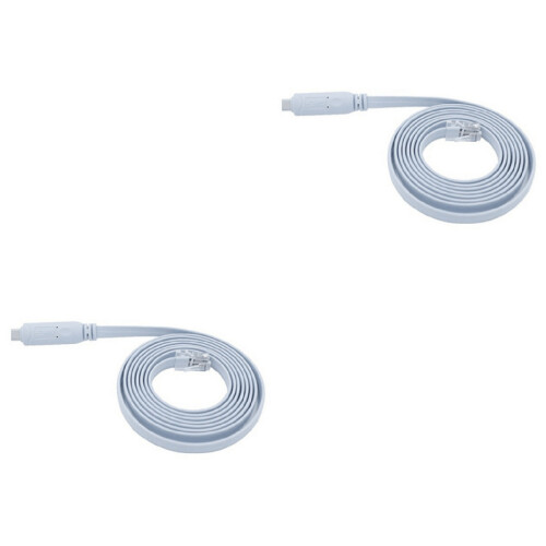 2Pièces Adaptateur USB Rj45 Pour Transfert Données Stable 2