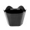 Coffee Grounds Bucket Polygons Espresso Grounds Dump Bin Multipurpose Espresso Disposal Bucket for Home/Office Black 1
