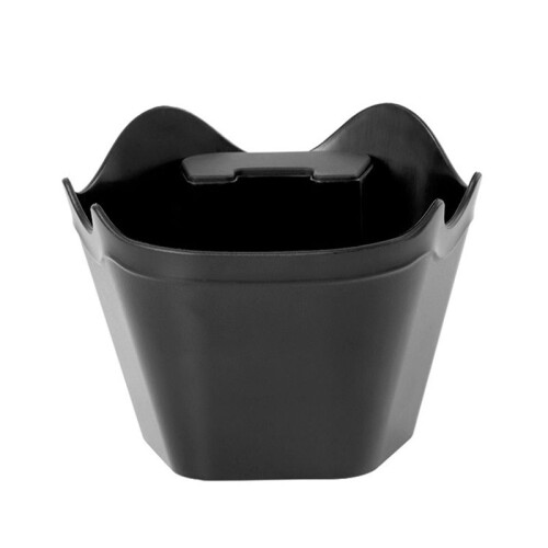 Coffee Grounds Bucket Polygons Espresso Grounds Dump Bin Multipurpose Espresso Disposal Bucket for Home/Office Black 1