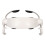 Adjustable White Headphone Head Strap for Quest 2 VR Enhanced Sound 1