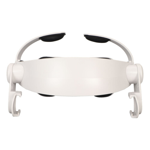 Adjustable White Headphone Head Strap for Quest 2 VR Enhanced Sound