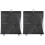 2Pcs Black Mesh Sunshade Curtains Lightweight Balcony Decor 2