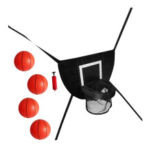 Trampoline Basketball Hoop with 3 Mini Basketball and 1 Pump Easy to I