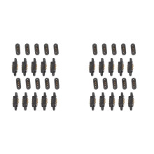 20 Pares de Conectores Pin Pogo MagnéTicos con Resorte 3 Posiciones Imanes Paso 2.3MM Agujeros Pasantes Sonda Macho Hembra