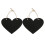 4Pcs Unique Black Blackboard Pendant Hanging Wall Decor Message Board 1