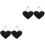 4Pcs Unique Black Blackboard Pendant Hanging Wall Decor Message Board 3