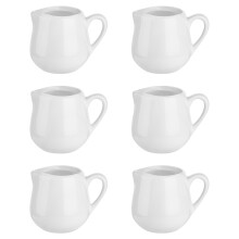 24Stk Weiße Keramik Sauce Pitcher Mit Ergonomischem Griff Für Zuhause