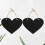 4Pcs Unique Black Blackboard Pendant Hanging Wall Decor Message Board 11
