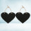 4Pcs Unique Black Blackboard Pendant Hanging Wall Decor Message Board 10