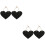 4Pcs Unique Black Blackboard Pendant Hanging Wall Decor Message Board 6