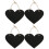 4Pcs Unique Black Blackboard Pendant Hanging Wall Decor Message Board 5