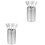 2Sets Silberne Coffee Stirrers Wiederverwendbar Mit -Top 5