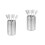 2Sets Silberne Coffee Stirrers Wiederverwendbar Mit -Top 6
