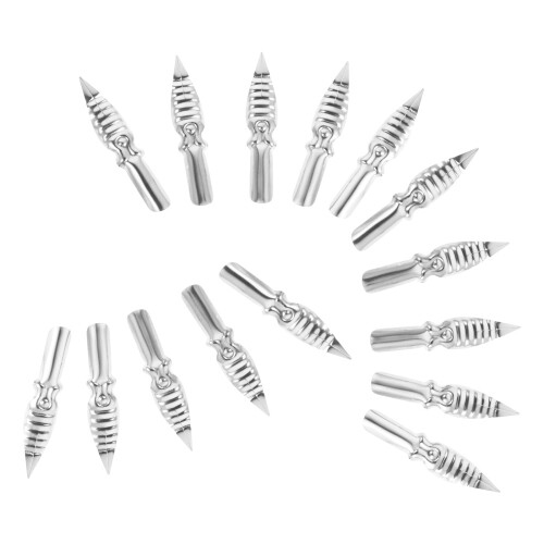75Pièces Plumes Métal Pour Et Argent 1