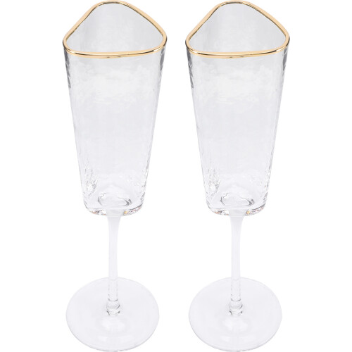 8Stk Transparente Champagnerflöten Hochzeitsgläser 2