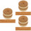 6Rolls Durable Chocolate Foam Corner Molding Trim Self-Adhesive 8