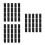 60Pcs Universal Black Fish Tank Sponge Filter Replacement Pre-Filter 7