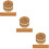 6Rolls Durable Chocolate Foam Corner Molding Trim Self-Adhesive 11