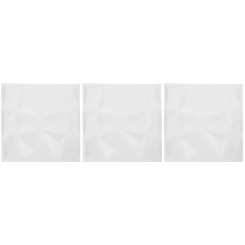 15Pcs White PVC 3D Wall Panels for Interior Wall Decor and Backdrop 2