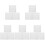 15Pcs White PVC 3D Wall Panels for Interior Wall Decor and Backdrop 4