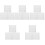 15Pcs White PVC 3D Wall Panels for Interior Wall Decor and Backdrop 5