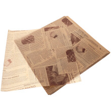 300Sheets Lightweight Food Wrapping Paper Light Brown for Baked Goods