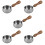 5Stk Milchkännchen Mit Holzgriff Silber Haushaltskaffeekanne 10