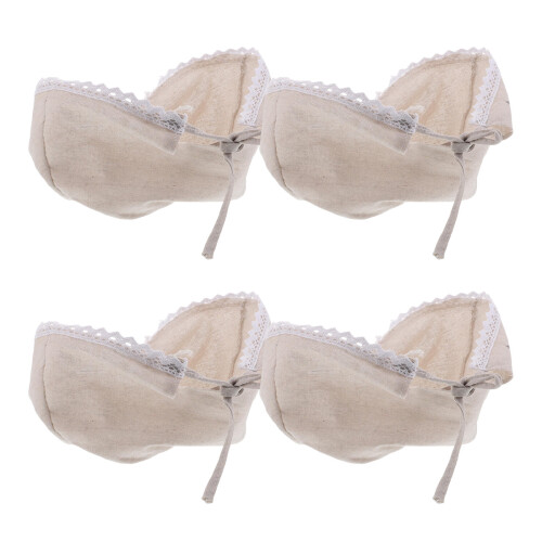 16Pcs Replacement Basket Liners for Wicker & Wire Baskets Beige Cloth