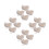 16Pcs Replacement Basket Liners for Wicker & Wire Baskets Beige Cloth 4