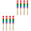 4Paare Holz Drumsticks Bunt Percussion Instrument Sticks 5