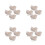 16Pcs Replacement Basket Liners for Wicker & Wire Baskets Beige Cloth 9