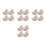 16Pcs Replacement Basket Liners for Wicker & Wire Baskets Beige Cloth 6